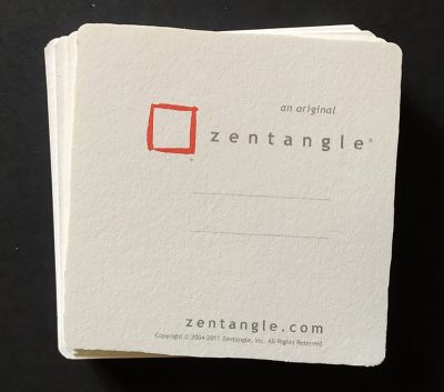 Kit 10 pezzi Tesserine ufficiali Zentangle con logo